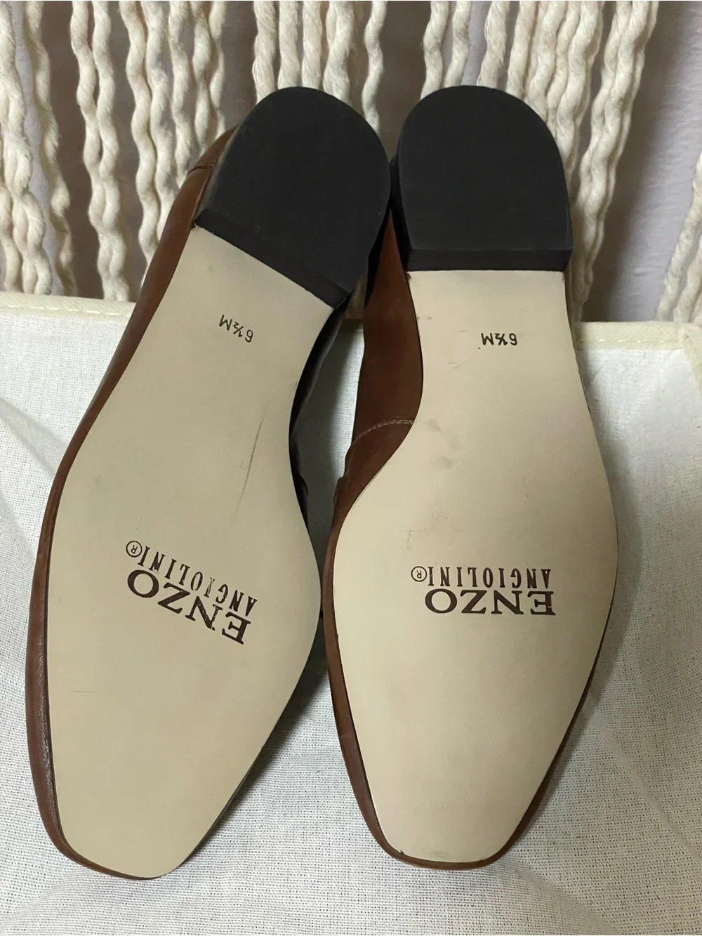 2 Pairs Enzo Angiolini Loafers Sz 6.5